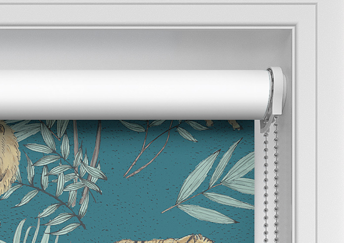 Jungle, Tropics Blue - Twist&Fit Roller Blind - Image 11